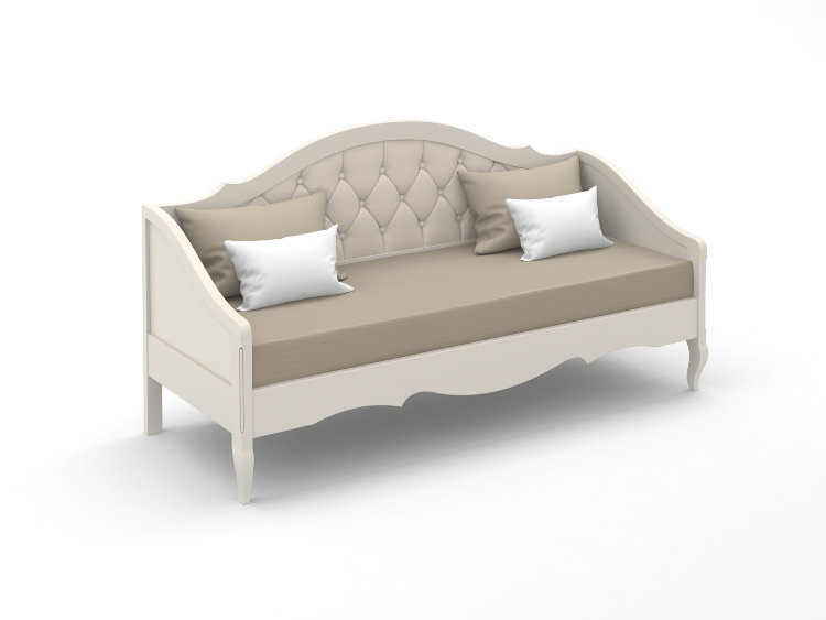 Кровать &quot;Анджелика&quot; с каретной стяжкой  