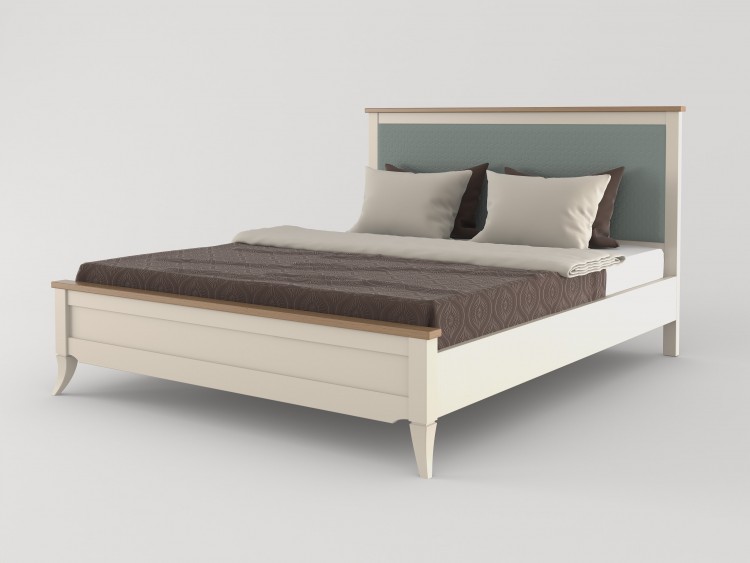 Кровать "Римини" с каретной стяжкой
